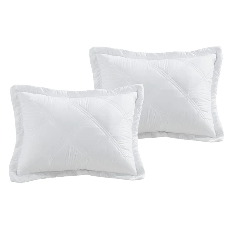 Grace Mitchell 3-Piece Lila White Quilt Set, Queen 5 Grace Mitchell 3-Piece Lila White Quilt Set, Queen - Image 3