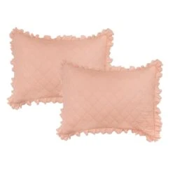 Grace Mitchell 3-Piece Pink Diamond Quilt Set, King 8 Grace Mitchell 3-Piece Pink Diamond Quilt Set, King -Comforters Sales grace mitchell 3 piece pink diamond quilt set king 2