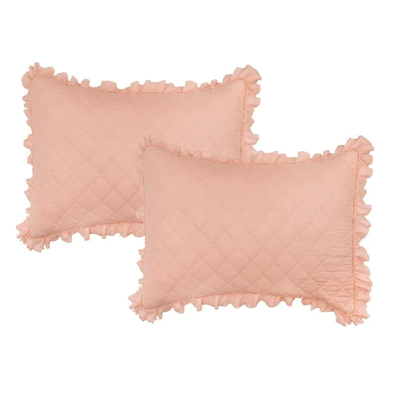 Grace Mitchell 3-Piece Pink Diamond Quilt Set, King 5 Grace Mitchell 3-Piece Pink Diamond Quilt Set, King - Image 3