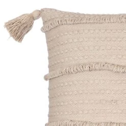 Grey Textured Woven Throw Pillow, 20" -Comforters Sales grey textured woven throw pillow 20 1