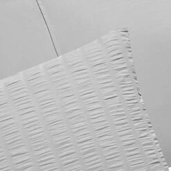 Harbor Mist Grey Seersucker Comforter Set, Full -Comforters Sales harbor mist grey seersucker comforter set full 4