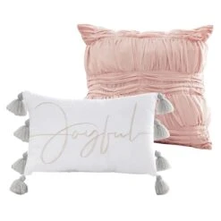Hazel 5-Piece Blush Pink Comforter Set, Queen -Comforters Sales hazel 5 piece blush pink comforter set queen 2