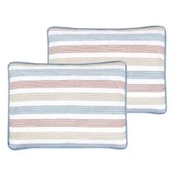 Honeybloom 3-Piece Imprint Striped Quilt Set, Full/Queen -Comforters Sales honeybloom 3 piece imprint striped quilt set full queen 3