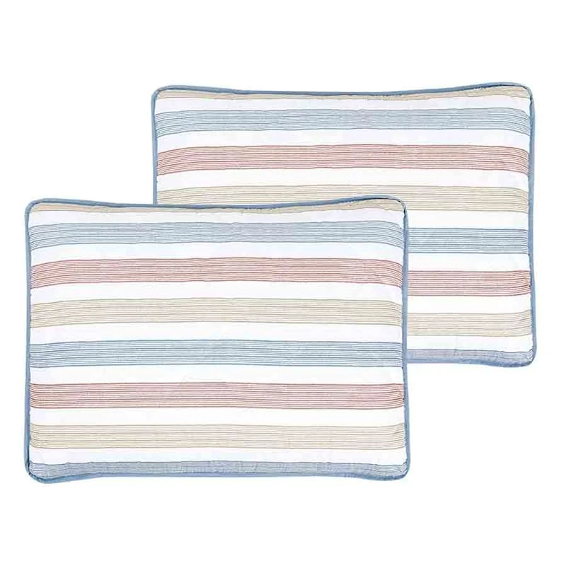 Honeybloom 3-Piece Imprint Striped Quilt Set, King 5 Honeybloom 3-Piece Imprint Striped Quilt Set, King - Image 3