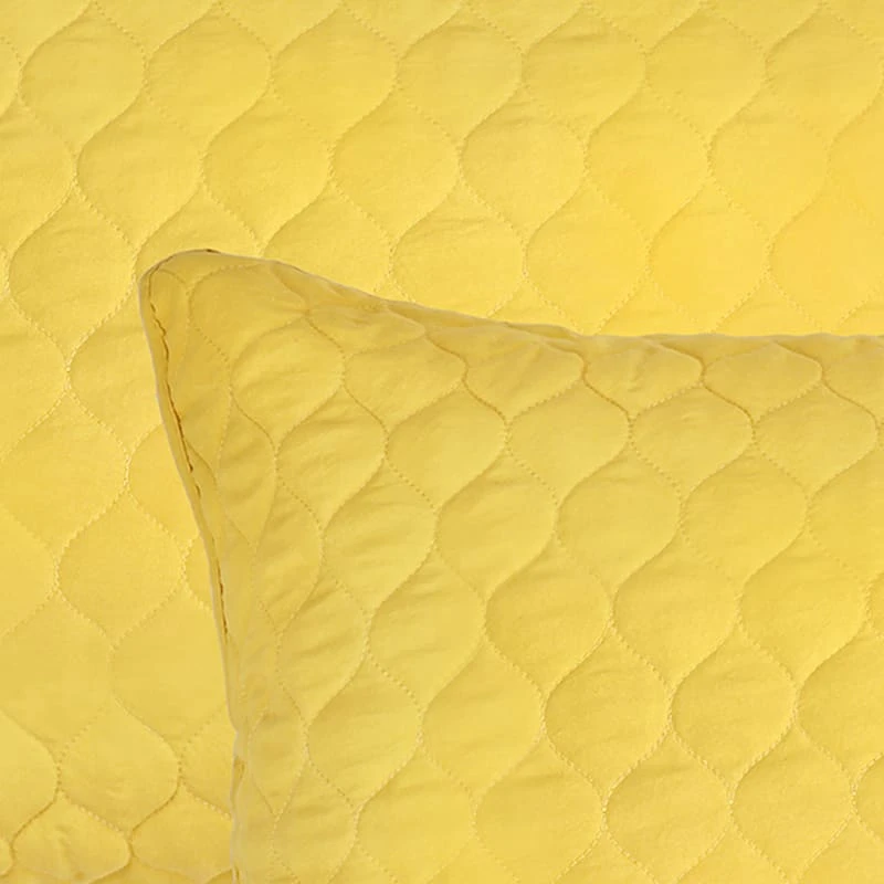 Honeybloom 3-Piece Yellow Quilt Set, King 6 Honeybloom 3-Piece Yellow Quilt Set, King - Image 4