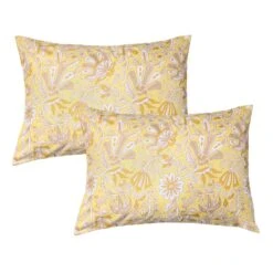 Honeybloom 8-Piece Yellow Floral Essential Comforter Set, Queen -Comforters Sales honeybloom 8 piece yellow floral essential comforter set queen 3