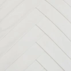 James Marshmallow White Pleated Velvet Throw Pillow, 18" -Comforters Sales james marshmallow white pleated velvet throw pillow 18 1