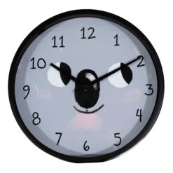 Koala Bear Face Wall Clock, 12"