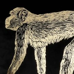 Monkey Morris Mandee Velvet Throw Pillow, 14" -Comforters Sales monkey morris mandee velvet throw pillow 14 1