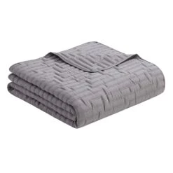Comforters Sales -Comforters Sales path geo pinsonic quilt king grey 1