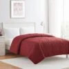 Path Geo Pinsonic Quilt King Red -Comforters Sales path geo pinsonic quilt king red