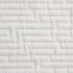 Path Geo Pinsonic Quilt King White -Comforters Sales path geo pinsonic quilt king white 2