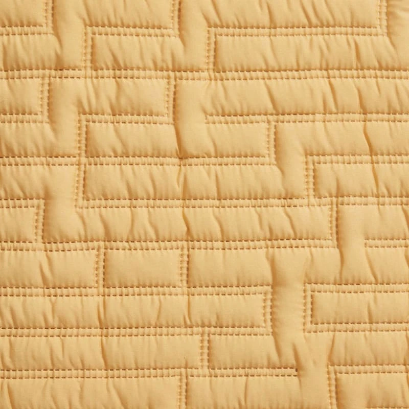 Path Geo Pinsonic Quilt King Yellow 5 Path Geo Pinsonic Quilt King Yellow - Image 3