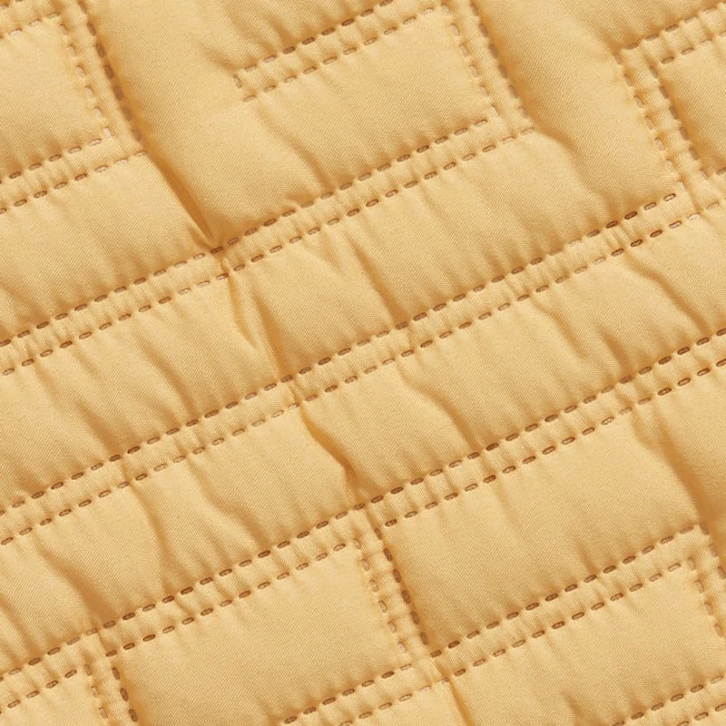 Path Geo Pinsonic Quilt King Yellow 7 Path Geo Pinsonic Quilt King Yellow - Image 5