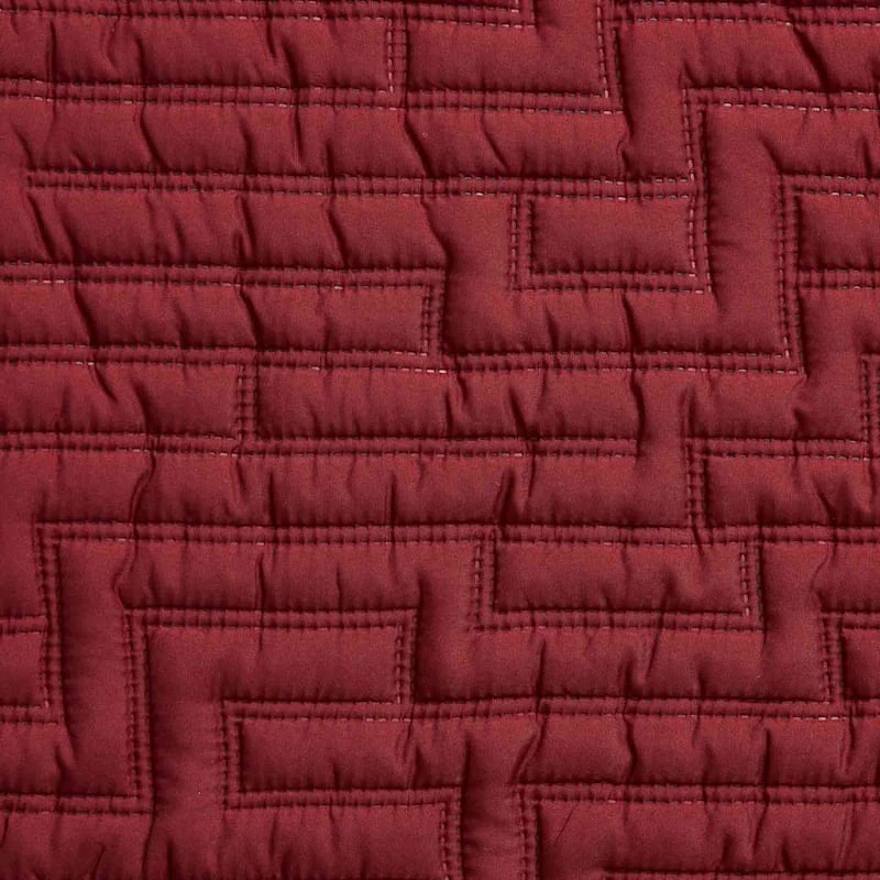 Path Geo Pinsonic Quilt Twin Red 5 Path Geo Pinsonic Quilt Twin Red - Image 3