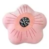 Pink Flower Plush Throw Pillow -Comforters Sales pink flower plush throw pillow