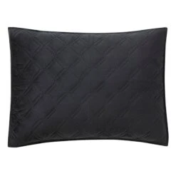 Providence 3-Piece Black Velvet Quilt Set, King -Comforters Sales providence 3 piece black velvet quilt set king 2