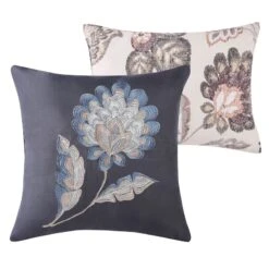 Shadie 8-Piece Navy Comforter Set, King -Comforters Sales shadie 8 piece navy comforter set king 3