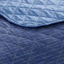 Smart Restart 2-Piece Devyn Blue Printed Quilt Set, Twin -Comforters Sales smart restart 2 piece devyn blue printed quilt set twin 3