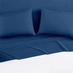 Smart Restart 8-Piece Blue Collegiate Striped Essential Comforter Set, Full/Queen -Comforters Sales smart restart 8 piece blue collegiate striped essential comforter set full queen 6