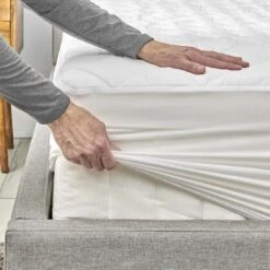 Soft Quilted Antimicrobial Waterproof Mattress Pad, Twin XL -Comforters Sales soft quilted antimicrobial waterproof mattress pad twin xl 5