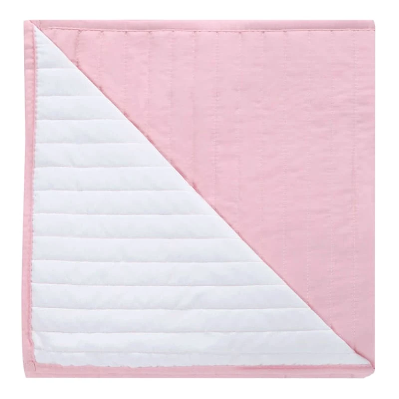 Solid Pink Quilt, Full/Queen 3 Solid Pink Quilt, Full/Queen