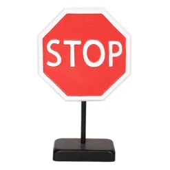 Stop Sign Table Top Figurine, 10"