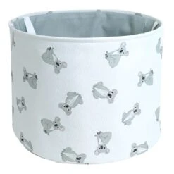 Tiny Dreamers Aussie Koala Print Round Storage Bin, Medium