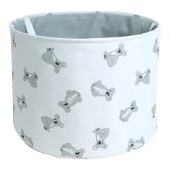 Tiny Dreamers Aussie Koala Print Round Storage Bin, Small
