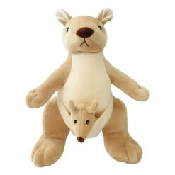 Tiny Dreamers Kangaroo Shaped Plush Pillow