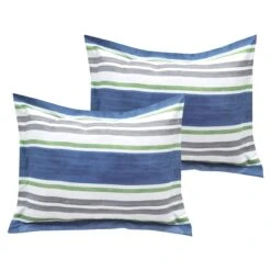 Tiny Dreamers Wallace Blue Striped Comforter, Twin -Comforters Sales tiny dreamers wallace blue striped comforter twin 2