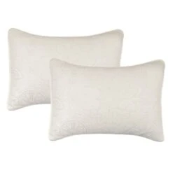 Tracey Boyd 3-Piece Relief White Quilt Set, King -Comforters Sales tracey boyd 3 piece relief white quilt set king 2