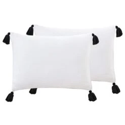 Tracey Boyd 5-Piece White Tassel Hem Comforter Set, King -Comforters Sales tracey boyd 5 piece white tassel hem comforter set king 2