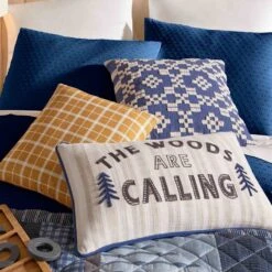 Ty Pennington 5-Piece Blue Dot Clip Comforter Set, Full/Queen -Comforters Sales ty pennington 5 piece blue dot clip comforter set full queen 5